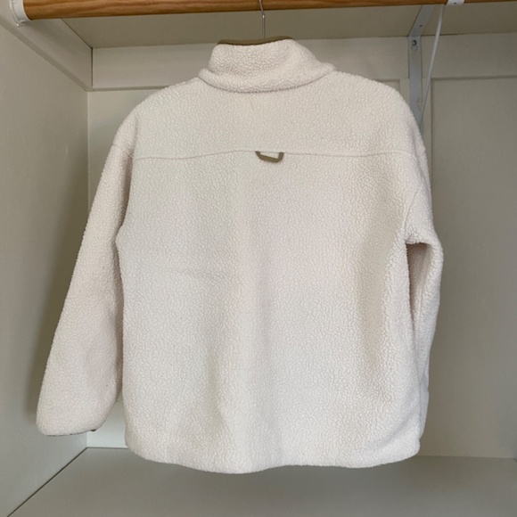 Madewell Sherpa Sweatshirt | Women's Size Extra Small - Picture 4 of 4